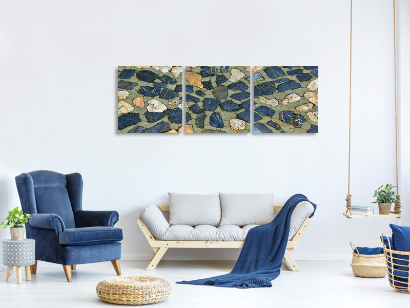 panoramic-3-piece-canvas-print-stone-mosaic