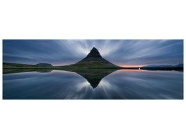panoramic-canvas-print-a-night-at-kirkjufell