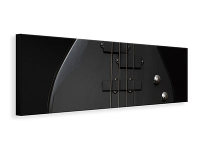 panoramic-canvas-print-guitar-in-black