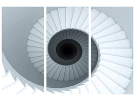 3-piece-canvas-print-3d-spiral-staircase