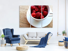 3-piece-canvas-print-a-cup-of-raspberries
