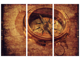 3-piece-canvas-print-antique-compass-xl