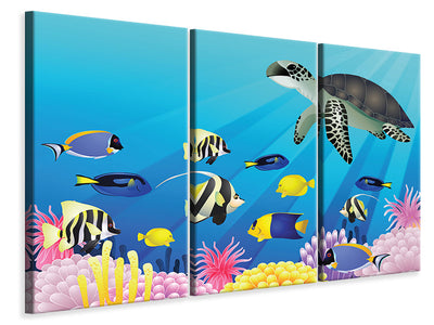 3-piece-canvas-print-childrens-underwater-world