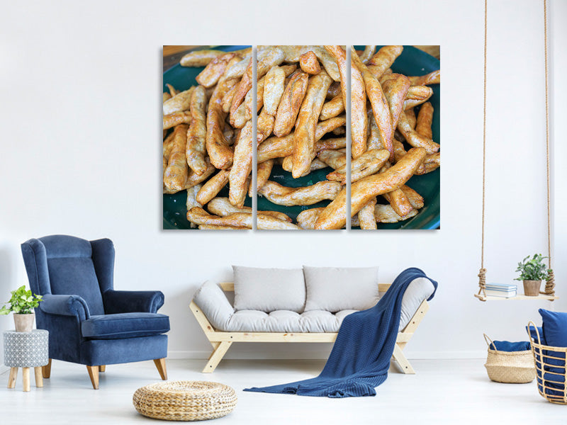 3-piece-canvas-print-french-fries