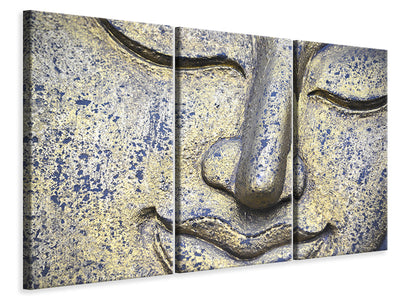 3-piece-canvas-print-head-of-a-buddha-in-xxl