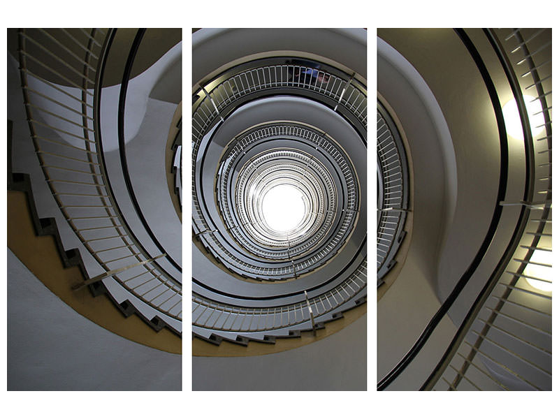 3-piece-canvas-print-high-spiral-staircase