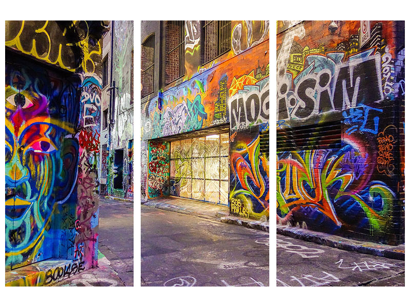 3-piece-canvas-print-houses-with-graffiti