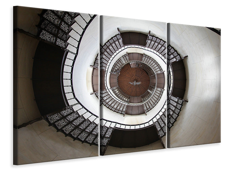 3-piece-canvas-print-impressive-spiral-staircase