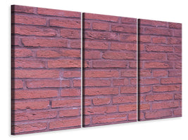 3-piece-canvas-print-lacquered-clinker-bricks