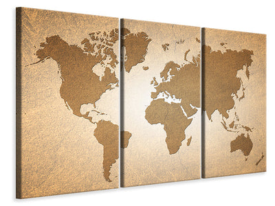 3-piece-canvas-print-map-of-the-world-in-vintage