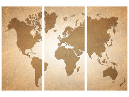 3-piece-canvas-print-map-of-the-world-in-vintage