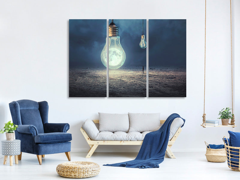 3-piece-canvas-print-moon-lamp