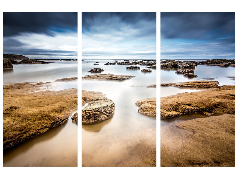 3-piece-canvas-print-mystic-mood-by-the-sea