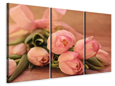 3-piece-canvas-print-romantic-tulip-bouquet