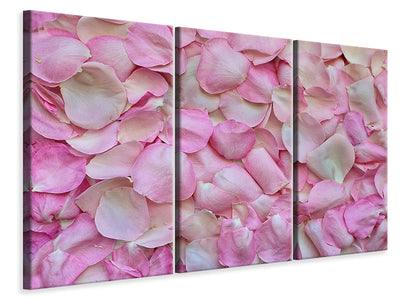 3-piece-canvas-print-rose-petals-in-pink-ii