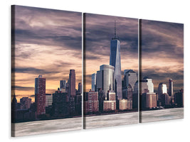 3-piece-canvas-print-seattle-at-sunset