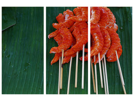 3-piece-canvas-print-shrimp-kebab