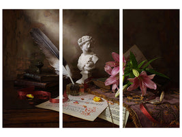 3-piece-canvas-print-still-life-with-lily-and-bust