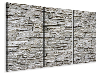 3-piece-canvas-print-stone-wall-design
