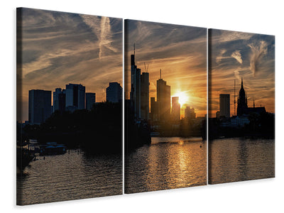 3-piece-canvas-print-sunset-on-the-skyline