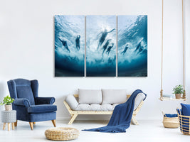 3-piece-canvas-print-swim