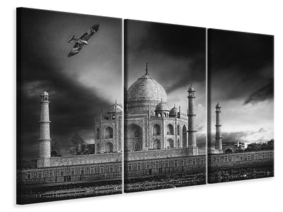 3-piece-canvas-print-the-banks-of-the-jamuna-river