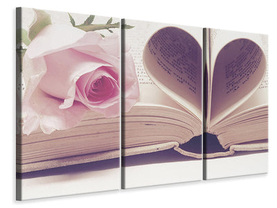 3-piece-canvas-print-the-book-of-love