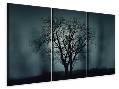 3-piece-canvas-print-the-tree-in-darkness