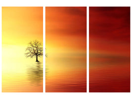 3-piece-canvas-print-the-tree-in-the-water