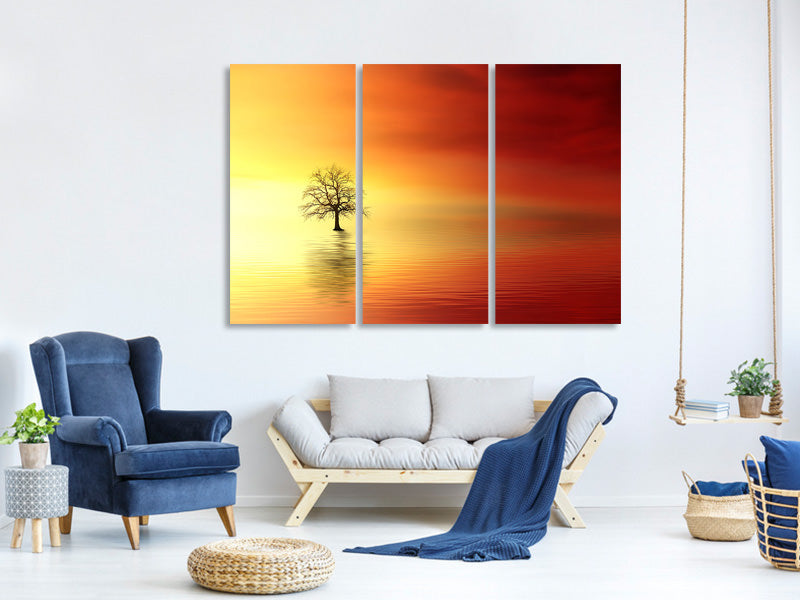 3-piece-canvas-print-the-tree-in-the-water