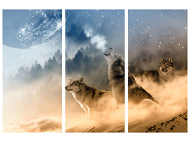 3-piece-canvas-print-the-world-of-wolves