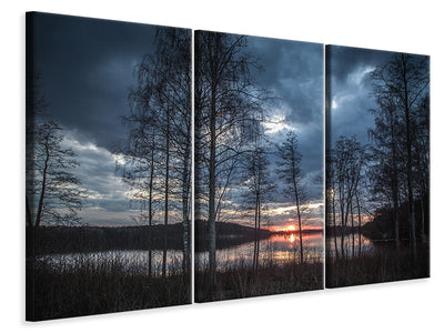3-piece-canvas-print-trees-at-the-lake