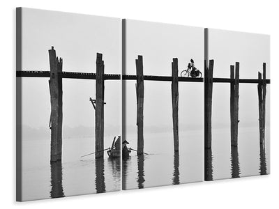3-piece-canvas-print-u-bein-bridge-myanmar
