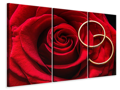 3-piece-canvas-print-wedding-rings-on-the-rose
