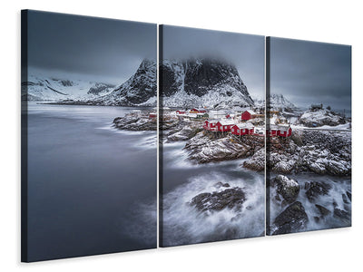 3-piece-canvas-print-winter-lofoten-islands