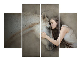 4-piece-canvas-print-a-kiss