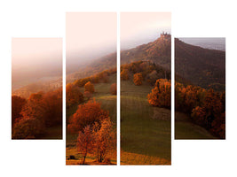 4-piece-canvas-print-autumn-on-the-swabian-alb