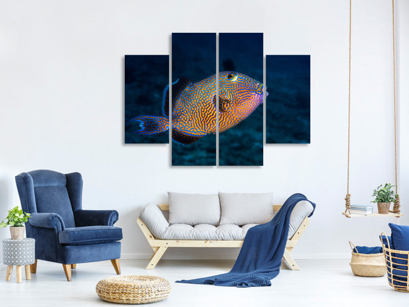 4-piece-canvas-print-blue-triggerfish