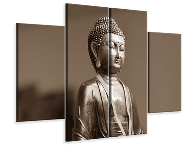 4-piece-canvas-print-buddha-in-meditation-xl