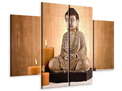 4-piece-canvas-print-buddha-in-meditation