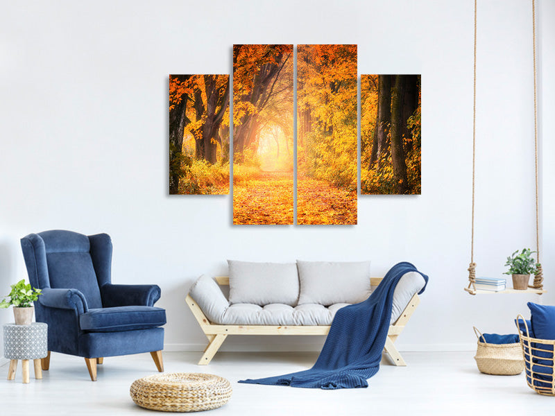 4-piece-canvas-print-colors-magnificent-forest