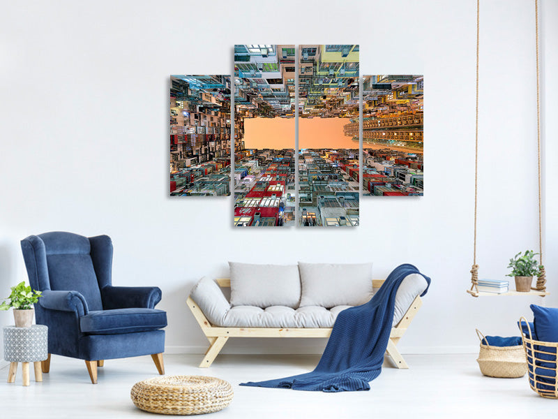 4-piece-canvas-print-crowded-spaces