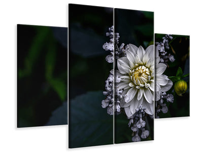 4-piece-canvas-print-dahlia-flower