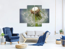 4-piece-canvas-print-dandelion-close-up