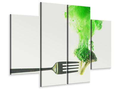 4-piece-canvas-print-disintegrated-broccoli