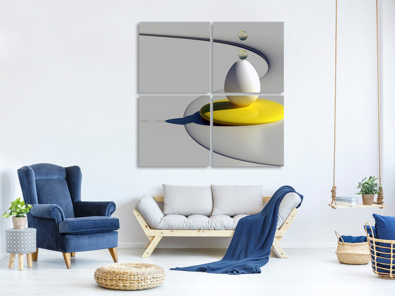 4-piece-canvas-print-egg-shapes