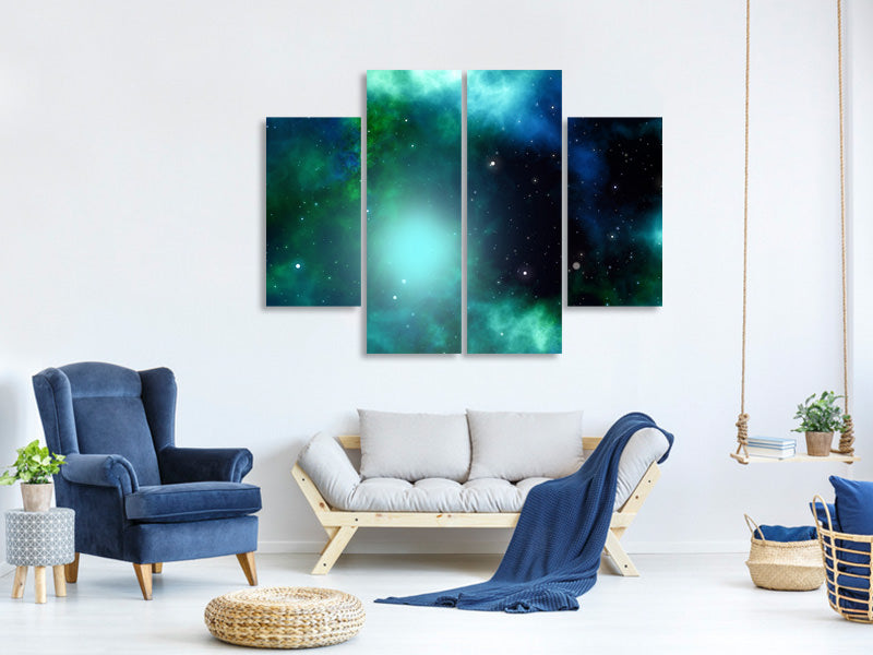 4-piece-canvas-print-fantastic-galaxy