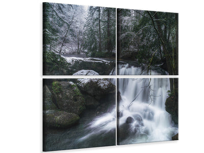 4-piece-canvas-print-first-snow-at-the-falls