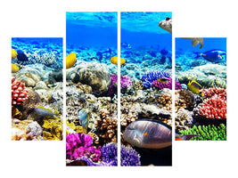 4-piece-canvas-print-fish-aquarium