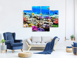4-piece-canvas-print-fish-aquarium